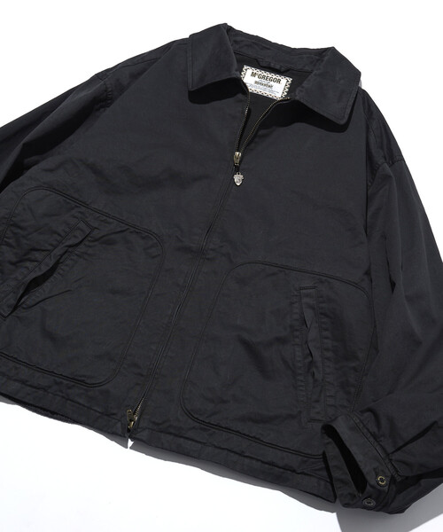 McGREGOR(マックレガー)の「McGREGOR COLLECTION/マックレガー コレクション ヴィンテージライク オーバーダイ ドリズラージャケット(ブルゾン・メンズ・ベージュ/その他9/レッド/ブラック・MEDIUM/LARGE)」の2枚目の写真