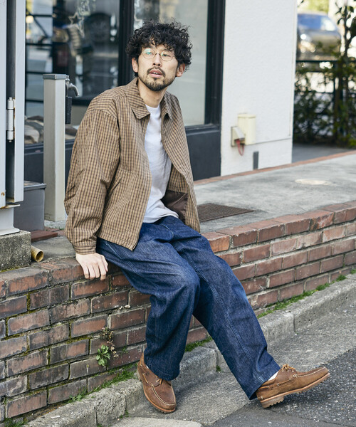 McGREGOR(マックレガー)の「McGREGOR COLLECTION/マックレガー コレクション ヴィンテージライク オーバーダイ ドリズラージャケット(ブルゾン・メンズ・ベージュ/その他9/レッド/ブラック・MEDIUM/LARGE)」の5枚目の写真