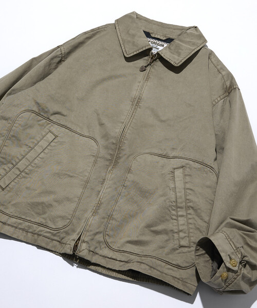 McGREGOR(マックレガー)の「McGREGOR COLLECTION/マックレガー コレクション ヴィンテージライク オーバーダイ ドリズラージャケット(ブルゾン・メンズ・ベージュ/その他9/レッド/ブラック・MEDIUM/LARGE)」の6枚目の写真