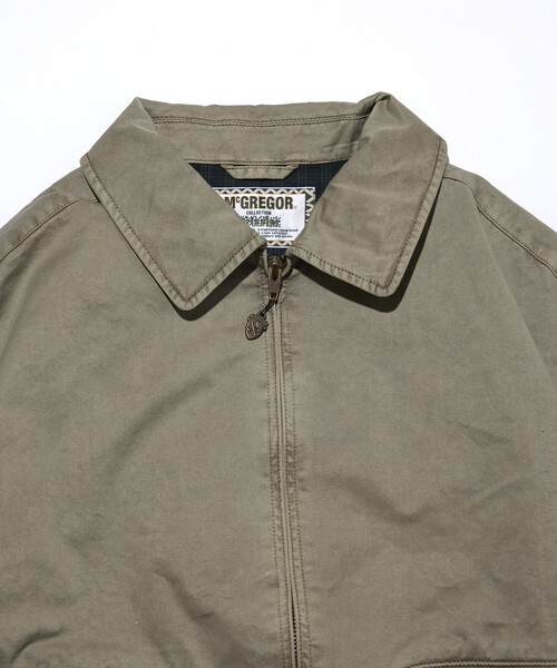 McGREGOR(マックレガー)の「McGREGOR COLLECTION/マックレガー コレクション ヴィンテージライク オーバーダイ ドリズラージャケット(ブルゾン・メンズ・ベージュ/その他9/レッド/ブラック・MEDIUM/LARGE)」の7枚目の写真