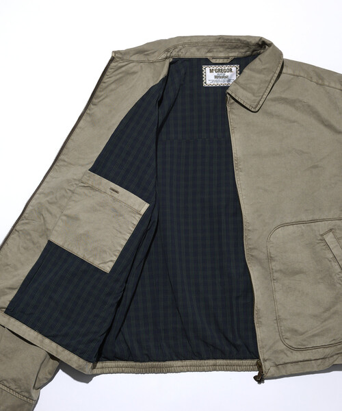 McGREGOR(マックレガー)の「McGREGOR COLLECTION/マックレガー コレクション ヴィンテージライク オーバーダイ ドリズラージャケット(ブルゾン・メンズ・ベージュ/その他9/レッド/ブラック・MEDIUM/LARGE)」の16枚目の写真