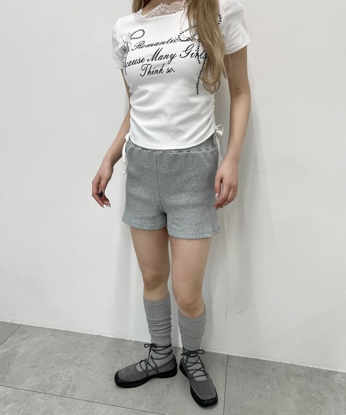 PHILLY(フィリー)の「コンパクトリブショートパンツ(その他パンツ・レディース・オートミール/グレー/ブラック・FREE)」の13枚目の写真