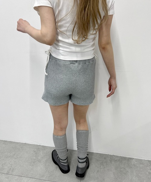 PHILLY(フィリー)の「コンパクトリブショートパンツ(その他パンツ・レディース・オートミール/グレー/ブラック・FREE)」の14枚目の写真