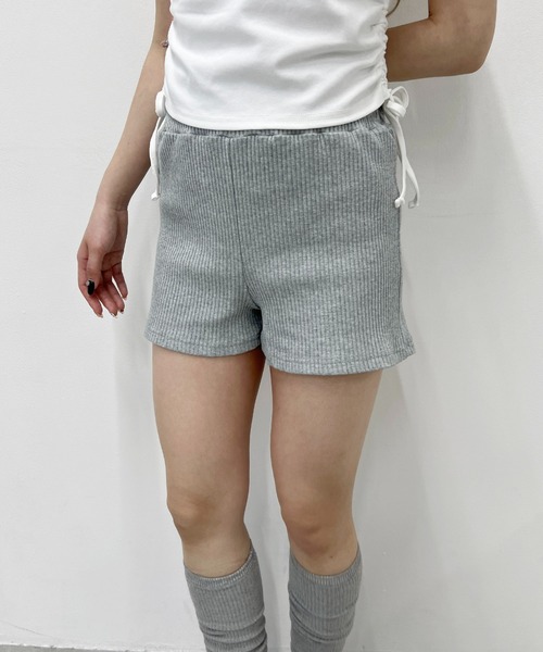 PHILLY(フィリー)の「コンパクトリブショートパンツ(その他パンツ・レディース・オートミール/グレー/ブラック・FREE)」の9枚目の写真