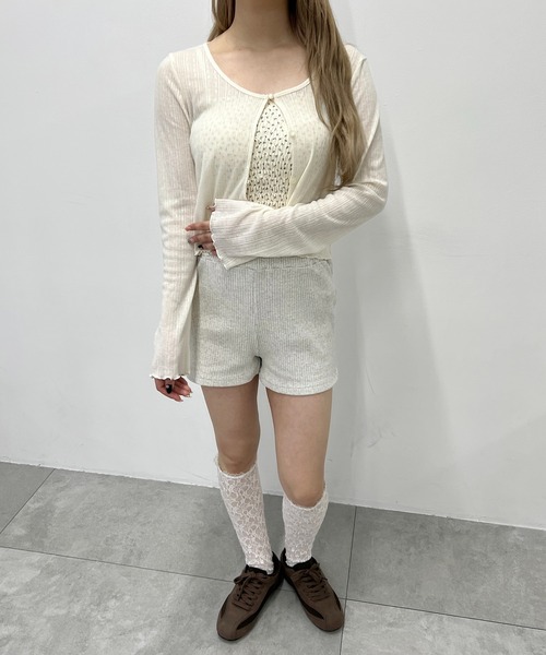 PHILLY(フィリー)の「コンパクトリブショートパンツ(その他パンツ・レディース・オートミール/グレー/ブラック・FREE)」の18枚目の写真