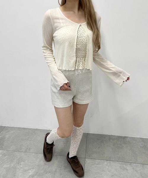 PHILLY(フィリー)の「コンパクトリブショートパンツ(その他パンツ・レディース・オートミール/グレー/ブラック・FREE)」の19枚目の写真