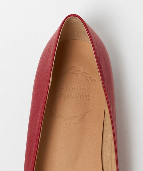Steven Alan（スティーブンアラン）の「＜Steven Alan＞レザー ベルト フラット シューズ（パンプス・レディース・レッド/ブラック・37/38/36h/37h/36）」の8枚目の写真