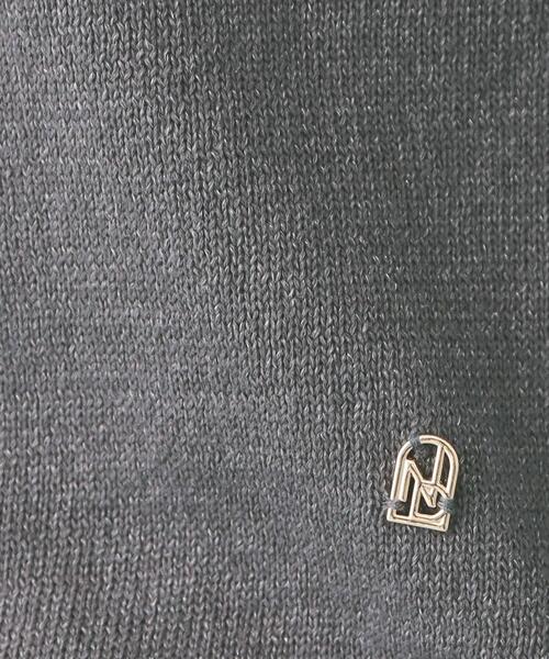 index(インデックス)の「ラメリリースリットVネックカーディガン【洗濯機OK】(カーディガン/ボレロ・レディース・ピンク系1/オフホワイト/チャコールグレー/ブルー・00)」の12枚目の写真