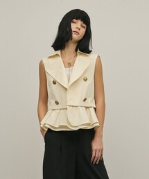 Diagram | ペプラムトレンチベスト(ベスト)