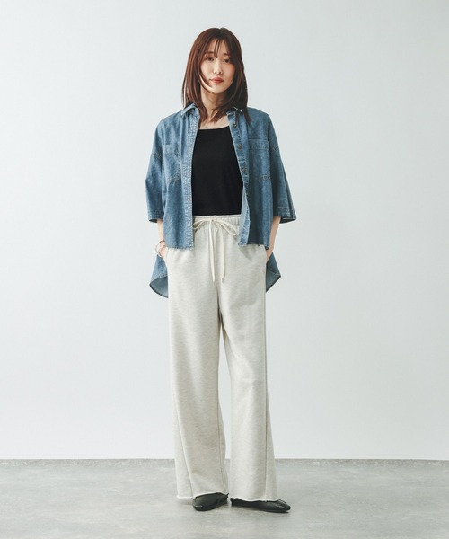 GLOBAL WORK（グローバルワーク）の「Beauteeラメタンク/636759（タンクトップ・レディース・ライトグレー/ブラック/ベージュ/ブラウン・SMALL/XX-LARGE/X-LARGE/LARGE/MEDIUM/X-SMALL）」の5枚目の写真