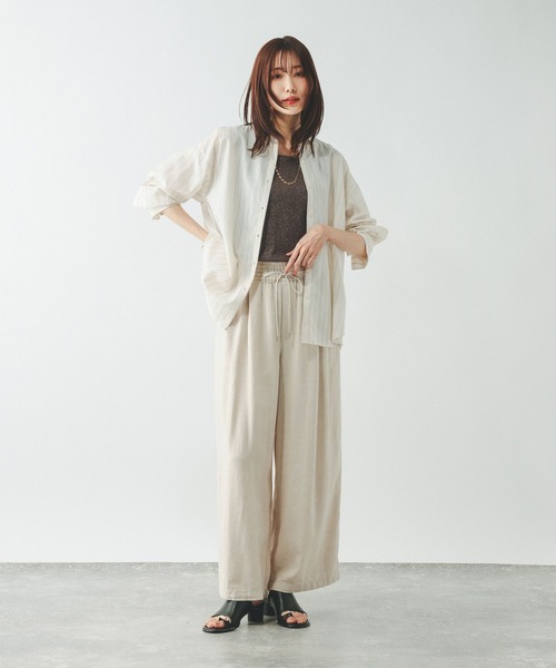 GLOBAL WORK（グローバルワーク）の「Beauteeラメタンク/636759（タンクトップ・レディース・ライトグレー/ブラック/ベージュ/ブラウン・SMALL/XX-LARGE/X-LARGE/LARGE/MEDIUM/X-SMALL）」の13枚目の写真