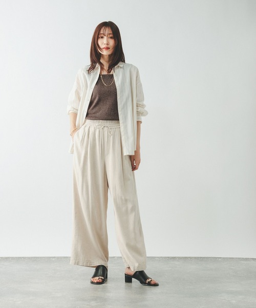 GLOBAL WORK（グローバルワーク）の「Beauteeラメタンク/636759（タンクトップ・レディース・ライトグレー/ブラック/ベージュ/ブラウン・SMALL/XX-LARGE/X-LARGE/LARGE/MEDIUM/X-SMALL）」の14枚目の写真