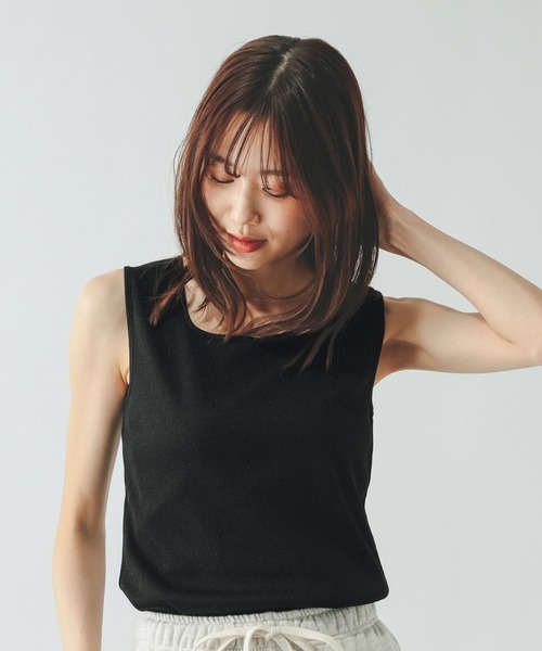 GLOBAL WORK(グローバルワーク)の「Beauteeラメタンク/636759(タンクトップ・レディース・ライトグレー/ブラック/ベージュ/ブラウン・SMALL/XX-LARGE/X-LARGE/LARGE/MEDIUM/X-SMALL)」の20枚目の写真