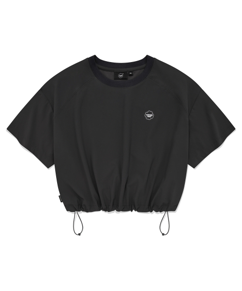 COVERNAT WOMAN（カバーナットウーマン）の「ウィメンズコンフォートストリングクロップTシャツチャコール（Tシャツ/カットソー・レディース・その他・WS/WM）」の3枚目の写真
