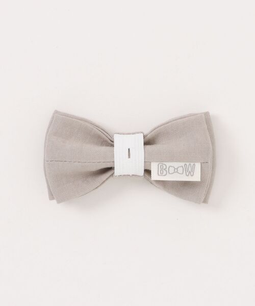 BOW（ボウ）の「【BOW/ボウ】蝶ネクタイ/Prima/息子に恋する蝶ネクタイ♪ ボタンにラクラク取付け♪（蝶ネクタイ・キッズ・ライトブラウン・ONE SIZE）」の2枚目の写真