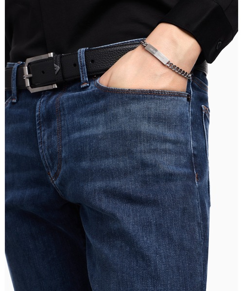 EMPORIO ARMANI(エンポリオアルマーニ)の「【エンポリオ アルマーニ】IDブレスレット チェーン ステンレススチール(ブレスレット・メンズ・その他1・FREE)」の3枚目の写真