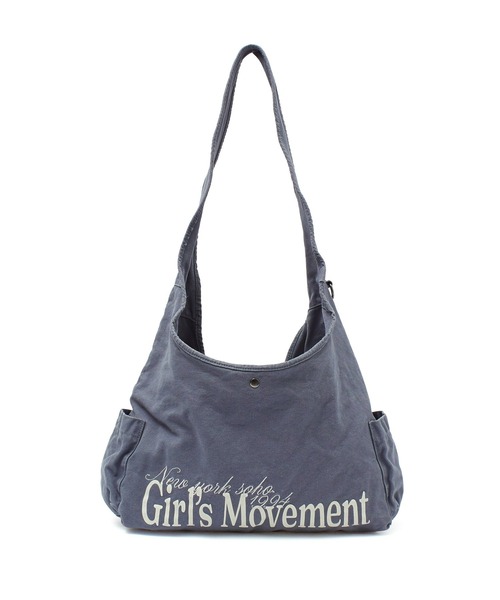 X-girl（エックスガール）の「SIDE POCKET HOBO BAG（ショルダーバッグ・レディース・ブラック/カモフラージュ/ネイビー・ONE SIZE）」の13枚目の写真