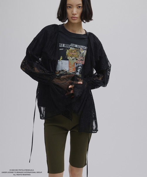 Ameri(アメリ)の「Sex Pistols DAMAGE TEE(Tシャツ/カットソー・レディース・ホワイト/ブラック・FREE)」の10枚目の写真