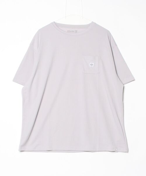 ROARK REVIVAL(ロアークリバイバル)の「【ROARK】"LABEL POCKET" DriRelease TEE(Tシャツ/カットソー・メンズ・グレー・LARGE/MEDIUM/X-LARGE)」の3枚目の写真