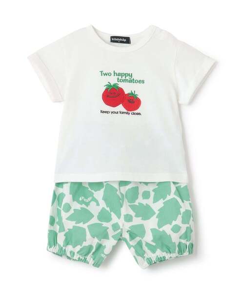 kladskap(クレードスコープ)の「トマトアップリケ半袖Tシャツセットアップ(その他ベビーウェア・キッズ・オフホワイト・90cm/80cm)」の13枚目の写真