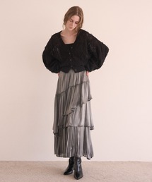 MIELI INVARIANT（ミエリインヴァリアント）の「Aurora Milky Way Tiered Skirt（スカート）」