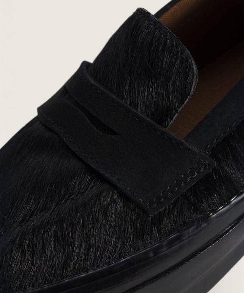 VANS（バンズ）の「VANS PREMIUM ローファー 53 ポニーヘアー / LX Loafer 53 PONY HAIR BLACK VN000VASBLA1（ローファー・メンズ・ブラック・10/7.5/7/6.5/6/5.5/13/12/11/10.5/9.5/9/8.5/8）」の6枚目の写真