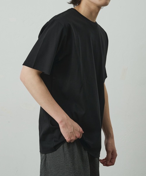 COLONY 2139(コロニートゥーワンスリーナイン)の「スマートクルーネック半袖Tシャツ(Tシャツ/カットソー・メンズ・ホワイト/ブラック/チャコールグレー・LARGE/MEDIUM/SMALL)」の13枚目の写真