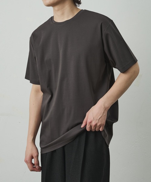 COLONY 2139(コロニートゥーワンスリーナイン)の「スマートクルーネック半袖Tシャツ(Tシャツ/カットソー・メンズ・ホワイト/ブラック/チャコールグレー・LARGE/MEDIUM/SMALL)」の19枚目の写真