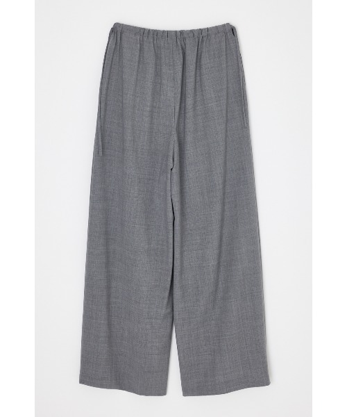 ENFOLD(エンフォルド)の「DRAWSTRING WIDE-PANTS(スラックス・レディース・杢グレー・38/36)」の2枚目の写真