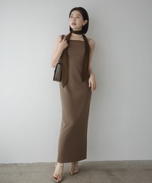 anuans（アニュアンス）の「シアーレイヤーキャミワンピース（Tシャツ/カットソー）」