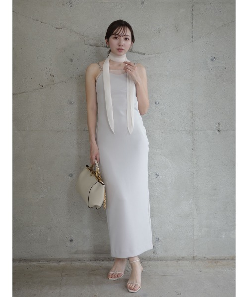 anuans（アニュアンス）の「シアーレイヤーキャミワンピース（ワンピース・レディース・ブラック/ホワイト系その他/カーキブラウン・SMALL/MEDIUM）」の16枚目の写真