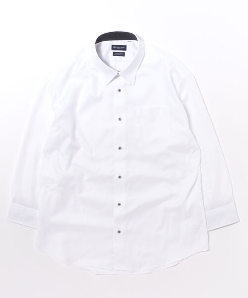 TOKYO SHIRTS(トウキョウシャツ)の「【超形態安定】形態安定ノンアイロン スナップダウン 長袖ビジネスワイシャツ(大きいサイズ・長いサイズ)(ビジネスシャツ・メンズ・ホワイト・首回り41cm-裄丈90cm/首回り42cm-裄丈90cm/首回り45cm-裄丈82cm/首回り45cm-裄丈90cm/首回り39cm-裄丈88cm/首回り43cm-裄丈90cm/首回り45cm-裄丈86cm/首回り47cm-裄丈86cm/首回り47cm-裄丈90cm)」の6枚目の写真