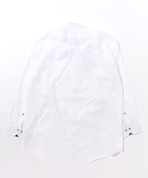 TOKYO SHIRTS(トウキョウシャツ)の「【超形態安定】形態安定ノンアイロン スナップダウン 長袖ビジネスワイシャツ(大きいサイズ・長いサイズ)(ビジネスシャツ・メンズ・ホワイト・首回り41cm-裄丈90cm/首回り42cm-裄丈90cm/首回り45cm-裄丈82cm/首回り45cm-裄丈90cm/首回り39cm-裄丈88cm/首回り43cm-裄丈90cm/首回り45cm-裄丈86cm/首回り47cm-裄丈86cm/首回り47cm-裄丈90cm)」の7枚目の写真
