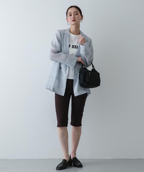 SENSE OF PLACE by URBAN RESEARCH（センスオブプレイスバイアーバンリサーチ）の「『撥水』ポケットデザインナイロンバッグ（ハンドバッグ・レディース・ブラウン/ブラック/アイボリー・ONE）」の8枚目の写真