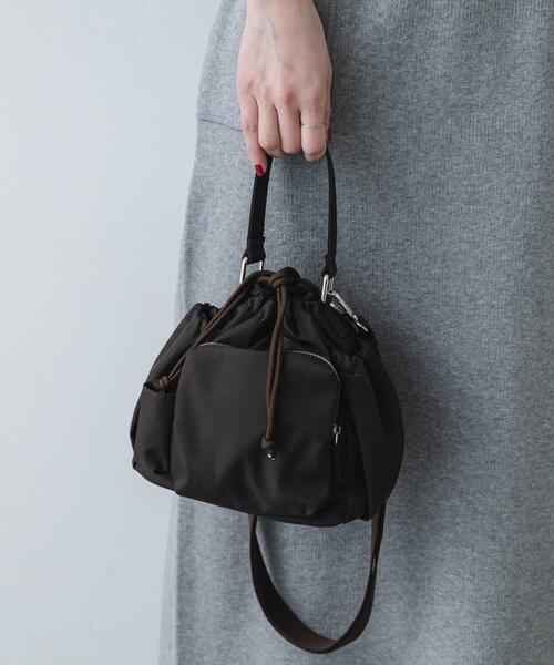 SENSE OF PLACE by URBAN RESEARCH（センスオブプレイスバイアーバンリサーチ）の「『撥水』ポケットデザインナイロンバッグ（ハンドバッグ・レディース・ブラウン/ブラック/アイボリー・ONE）」の22枚目の写真