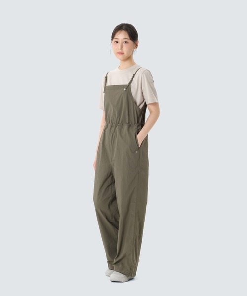 Snow Peak(スノーピーク)の「Snow Peak / Taslan Women's Overalls タスラン レディース オーバーオール 海外限定(サロペット/オーバーオール・レディース・カーキ/チャコール・S/M/L)」の4枚目の写真