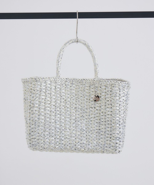 KATHARINE ROSS（キャサリンロス）の「【KATHARINE ROSS】【WEB限定】メタリック×ペーパートートバッグ（トートバッグ・レディース・ブラック/シルバー/ゴールド・MEDIUM）」の6枚目の写真