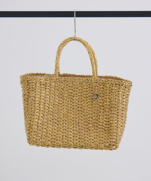 KATHARINE ROSS（キャサリンロス）の「【KATHARINE ROSS】【WEB限定】メタリック×ペーパートートバッグ（トートバッグ・レディース・ブラック/シルバー/ゴールド・MEDIUM）」の8枚目の写真