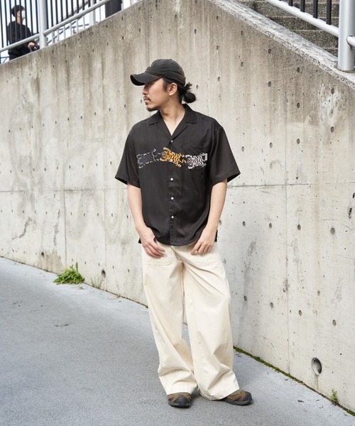 NO NEED（ノーニード）の「チベタンパネルプリントシャツ（シャツ/ブラウス・メンズ・オフホワイト/ブラック・L/M）」の18枚目の写真