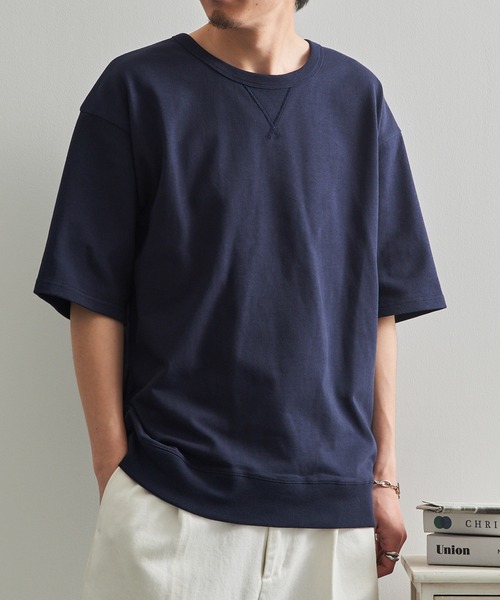 LIFEMAX(ライフマックス)の「【LIFEMAX】10.2oz スーパーヘビーウェイト ガゼット付きTシャツ 半袖無地 超厚手 厚手 タフ ワークT アメカジ 丈夫 透けにくい インナー スウェットTシャツ MS1185(Tシャツ/カットソー・メンズ・チャコールグレー/ブラック/ホワイト/ネイビー・M/XL/L)」の1枚目の写真