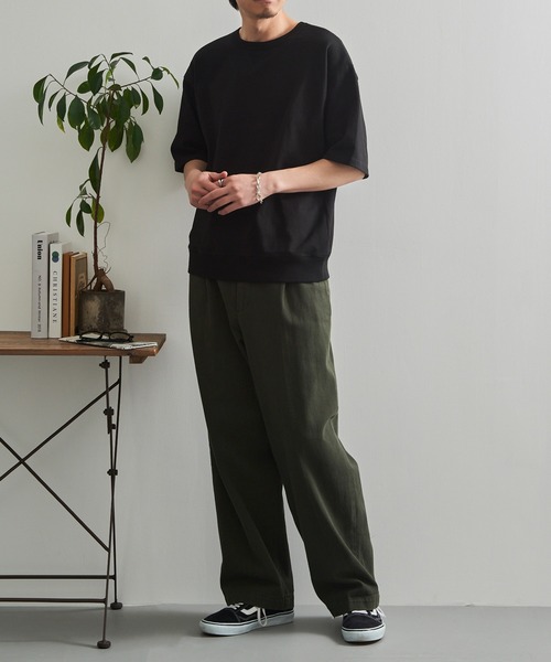 LIFEMAX(ライフマックス)の「【LIFEMAX】10.2oz スーパーヘビーウェイト ガゼット付きTシャツ 半袖無地 超厚手 厚手 タフ ワークT アメカジ 丈夫 透けにくい インナー スウェットTシャツ MS1185(Tシャツ/カットソー・メンズ・チャコールグレー/ブラック/ホワイト/ネイビー・M/XL/L)」の21枚目の写真