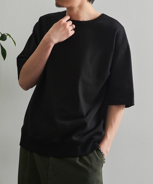 LIFEMAX(ライフマックス)の「【LIFEMAX】10.2oz スーパーヘビーウェイト ガゼット付きTシャツ 半袖無地 超厚手 厚手 タフ ワークT アメカジ 丈夫 透けにくい インナー スウェットTシャツ MS1185(Tシャツ/カットソー・メンズ・チャコールグレー/ブラック/ホワイト/ネイビー・M/XL/L)」の16枚目の写真