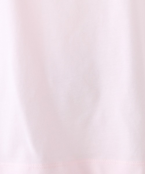 GALLORIA（ギャローリア）の「アートロゴプリントゆるシルエットＴシャツ（Tシャツ/カットソー・レディース・オフホワイト/ネイビー/ライトピンク・S/M/LL/L）」の4枚目の写真