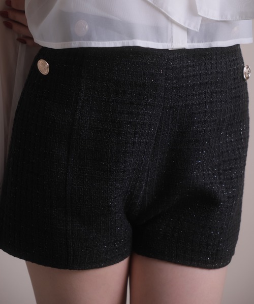 LIPSERVICE(リップサービス)の「サイドボタンショートパンツ(その他パンツ・レディース・アイボリー/ブルー系その他2/ブラック/ネイビー・S/M)」の8枚目の写真