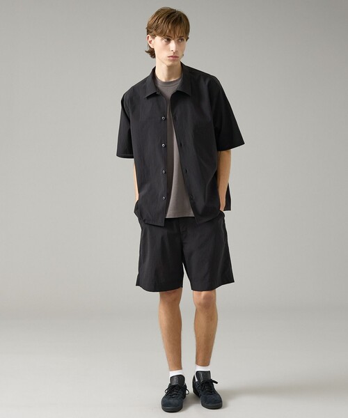 ABAHOUSE(アバハウス)の「【セットアップ対応】ドットエアー オープンカラーシャツ / オーバーサイズ(シャツ/ブラウス・メンズ・グレイッシュベージュ/ブラック/ネイビー・46/48)」の15枚目の写真