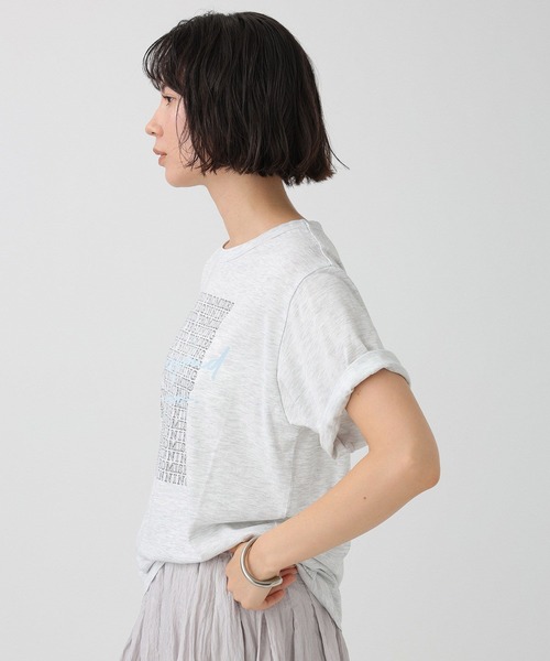 +81BRANCA(ハチイチブランカ)の「【81BRANCA】<別注>ロゴシアーカットソー(Tシャツ/カットソー・レディース・ライトベージュ/ライトグレー・フリー)」の11枚目の写真