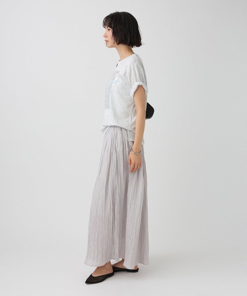 +81BRANCA(ハチイチブランカ)の「【81BRANCA】<別注>ロゴシアーカットソー(Tシャツ/カットソー・レディース・ライトベージュ/ライトグレー・フリー)」の16枚目の写真