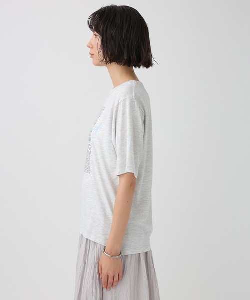 +81BRANCA(ハチイチブランカ)の「【81BRANCA】<別注>ロゴシアーカットソー(Tシャツ/カットソー・レディース・ライトベージュ/ライトグレー・フリー)」の19枚目の写真