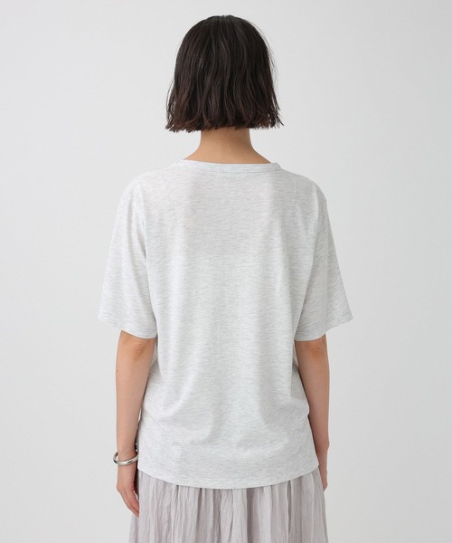 +81BRANCA(ハチイチブランカ)の「【81BRANCA】<別注>ロゴシアーカットソー(Tシャツ/カットソー・レディース・ライトベージュ/ライトグレー・フリー)」の20枚目の写真