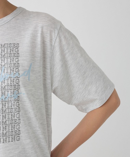 +81BRANCA(ハチイチブランカ)の「【81BRANCA】<別注>ロゴシアーカットソー(Tシャツ/カットソー・レディース・ライトベージュ/ライトグレー・フリー)」の22枚目の写真